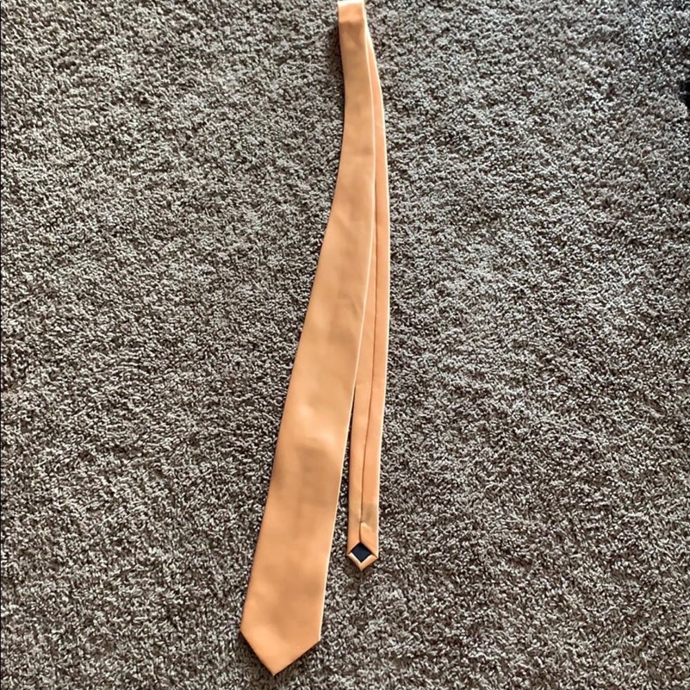 Tie Mart Extra Long Peach Tie
